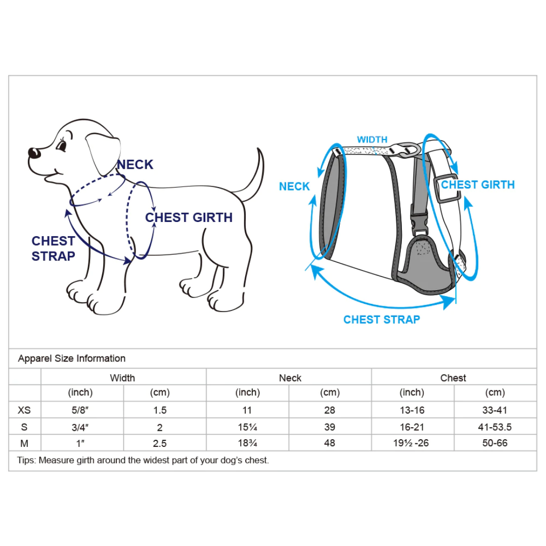 Blueberry Pet Enchanting Sea Dog Harness Vest