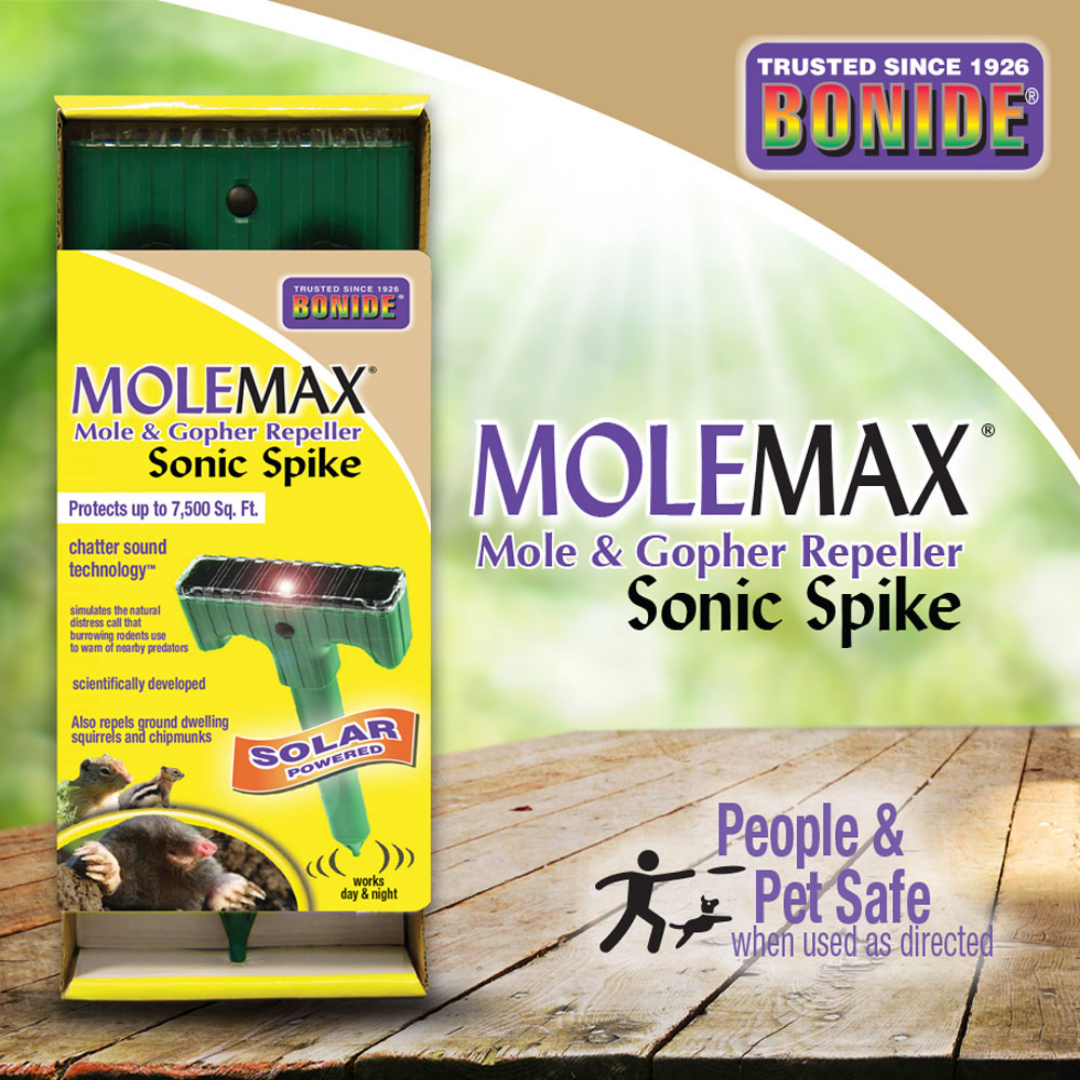 Bonide MoleMax® Sonic Spike (Solar)