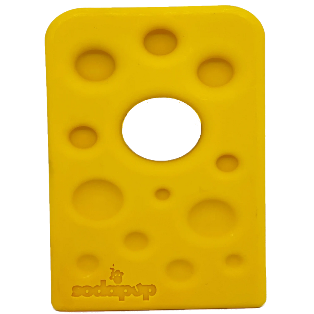 Swiss Cheese Wedge Dog Toy