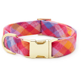 Sunset Flannel Dog Collar