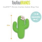 foufou Dog Cactus Fiesta Latex Dog Toy