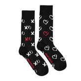 Friday Sock Co. - Men's Socks Black XO/Love