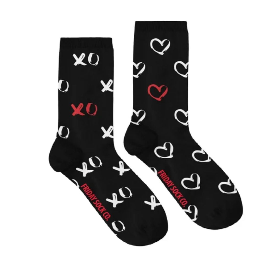 Friday Socks Co. - Women's Black XO Socks