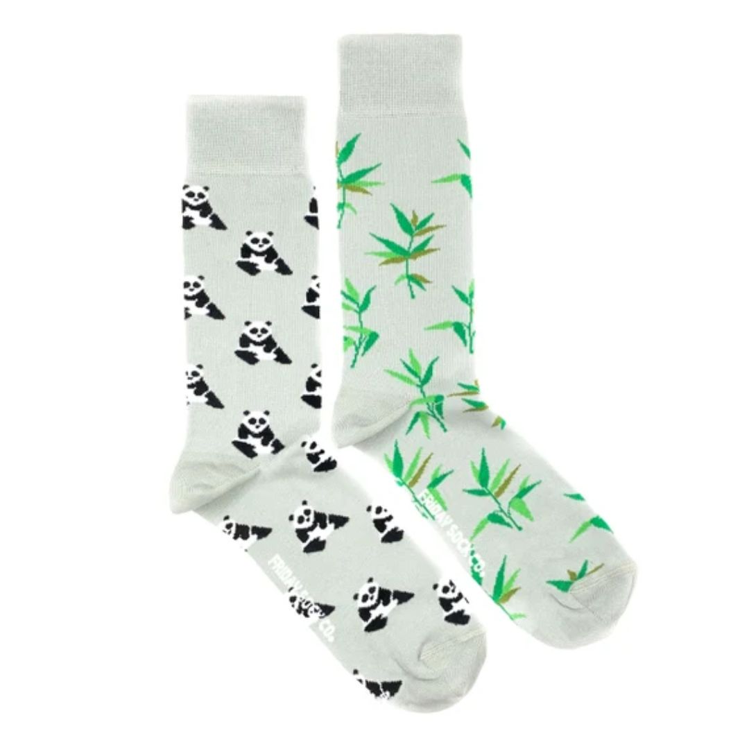 Friday Sock Co. - Men's Socks Panda Bear & Bamboo