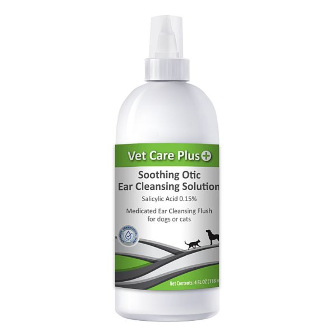 Vet Care Plus+ Soothing Otic Medicated Ear Cleaner 4 oz.