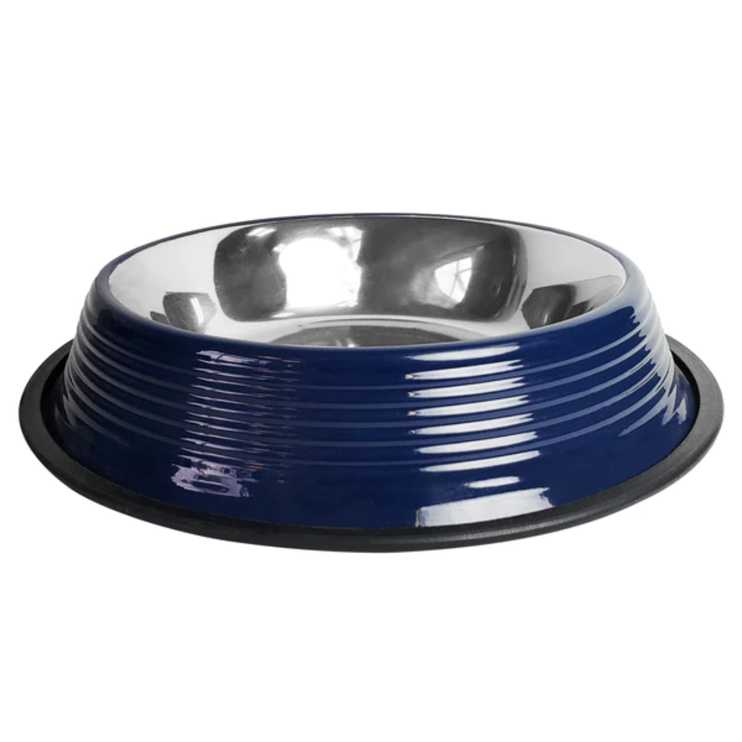 Stainless Steel Nonskid Ribbed Bowl
