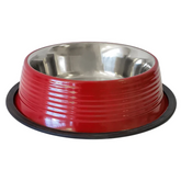 Stainless Steel Nonskid Ribbed Bowl