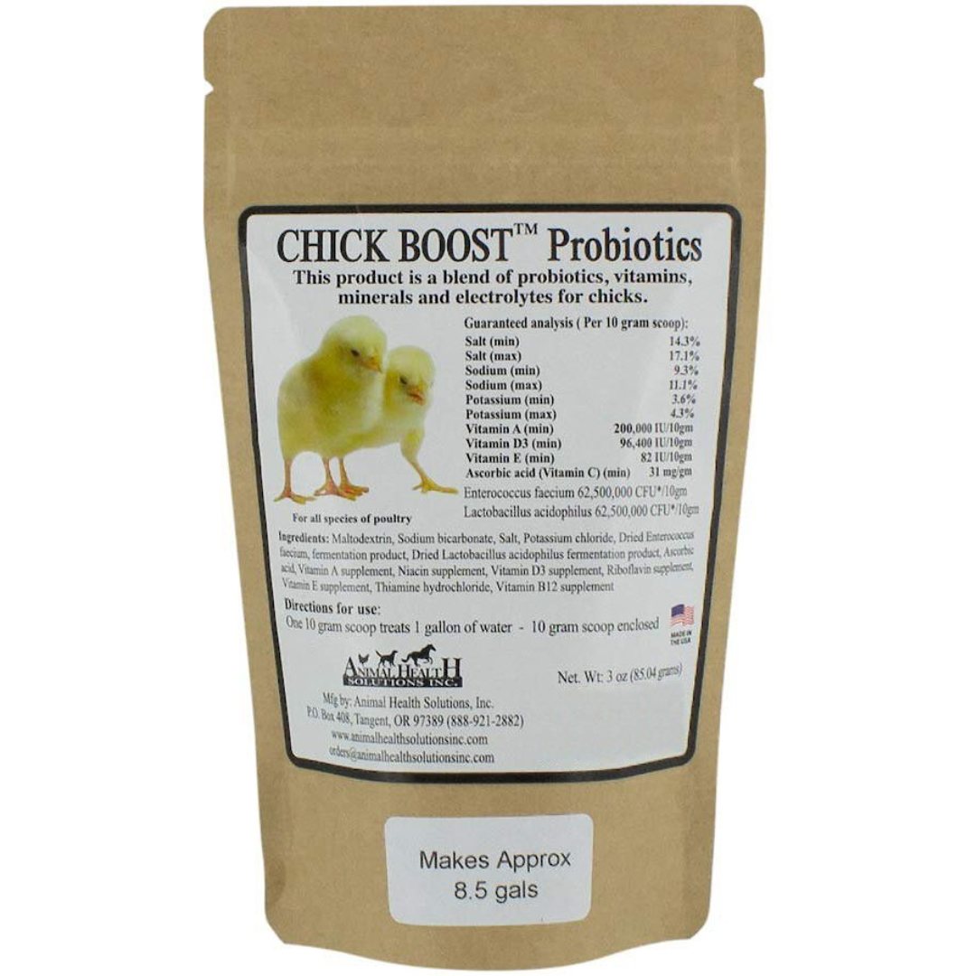 Chicken Boost Animal Health Solutions - Chick Boost Probiotics Bird Supplement