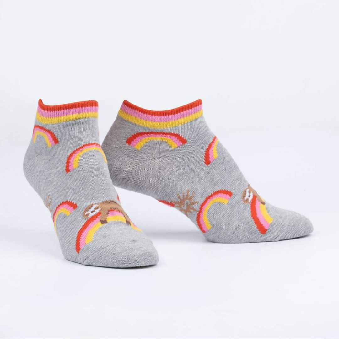 Sock It To Me - Socks Sunset Sloth Ankle Socks