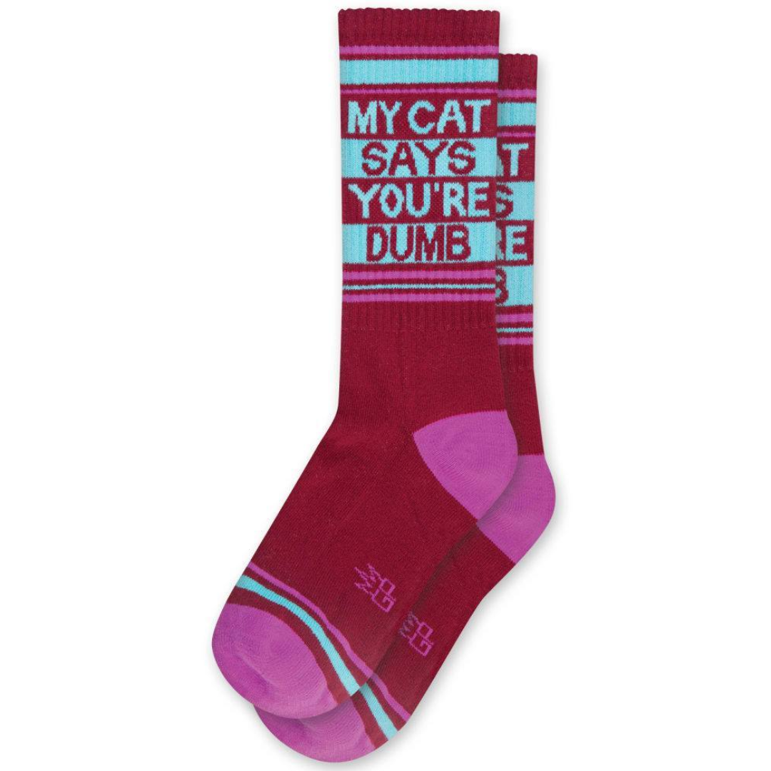 Gumball Poodle - My Cat Says You're Dumb Socks