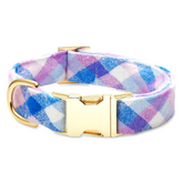 Foggy Dog - Crocus Flannel Dog Collar