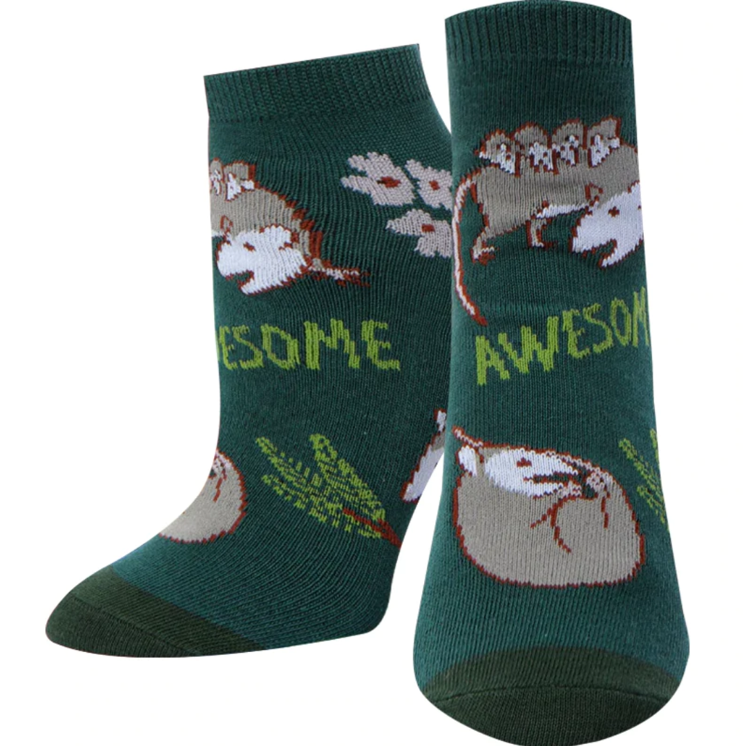 Awesome Possum Ankle Socks - Sock Harbor