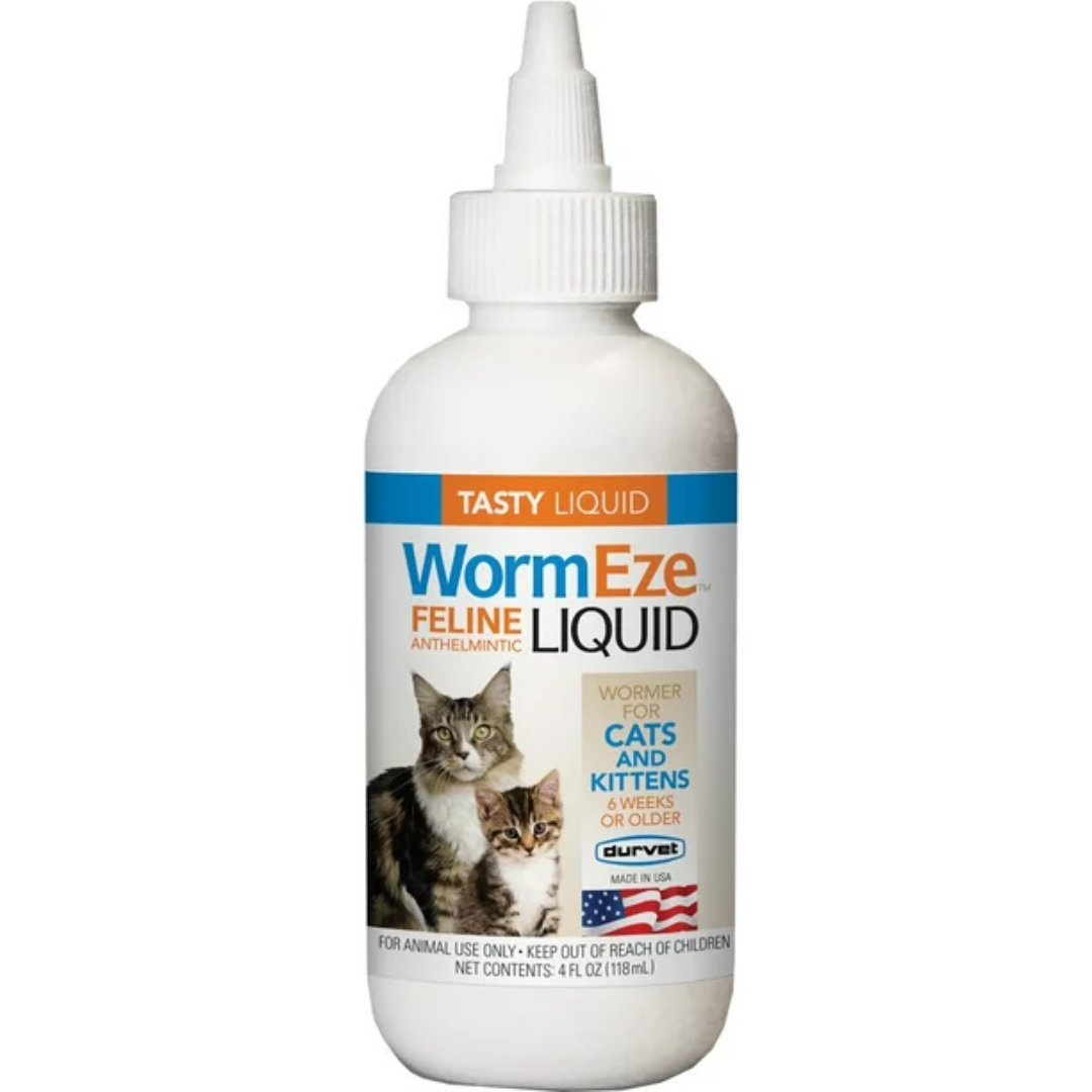 Durvet WormEze Feline Anthelmintic Cat & Kitten Liquid