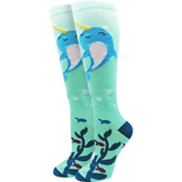Sock Harbor - Narwhal Knee High Socks