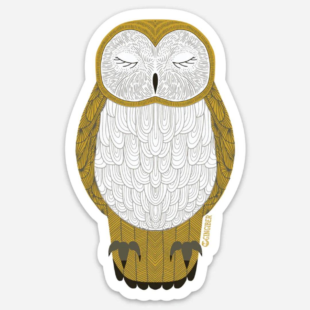 Nocturnal Owl Sticker