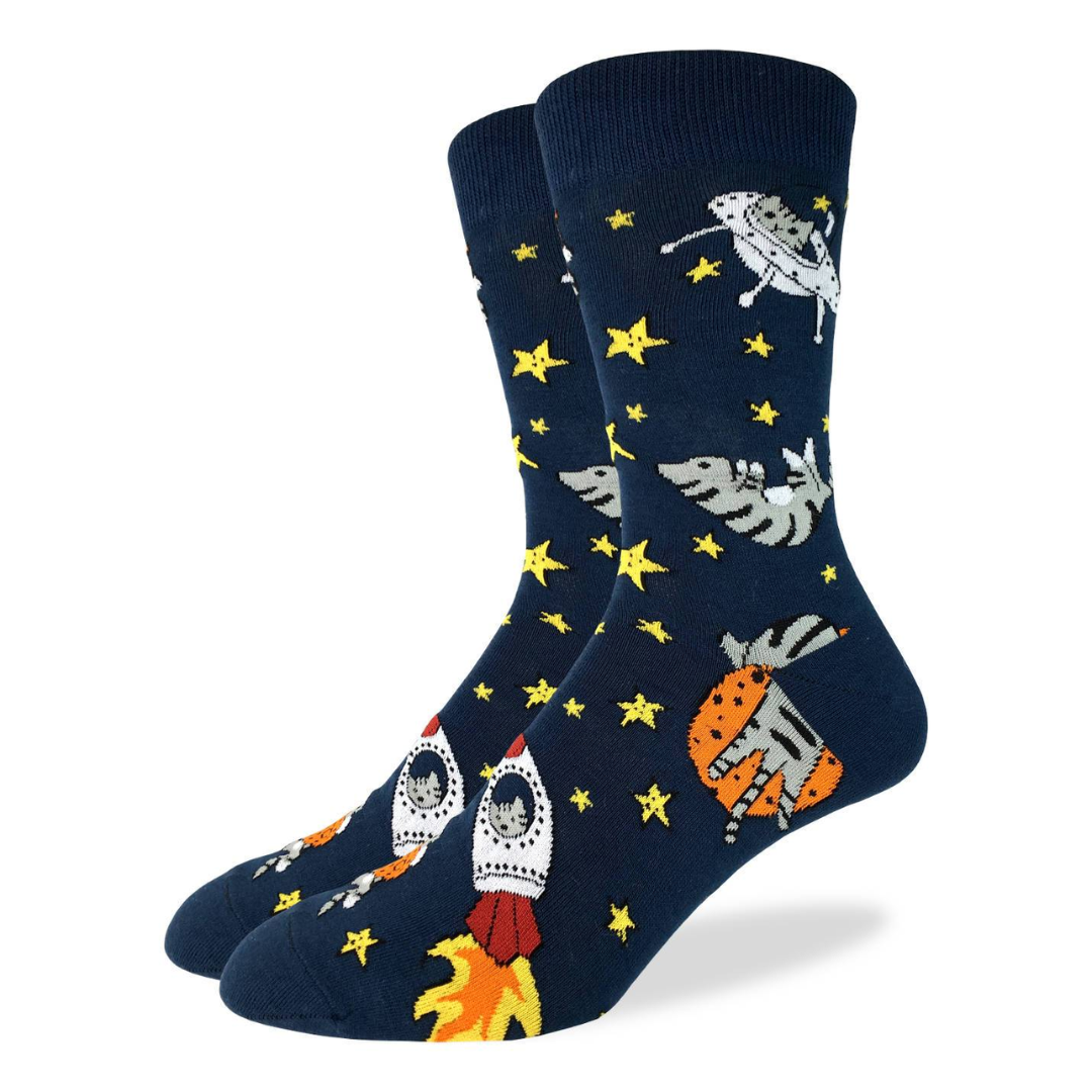 Good Luck Sock - Space Cat Socks