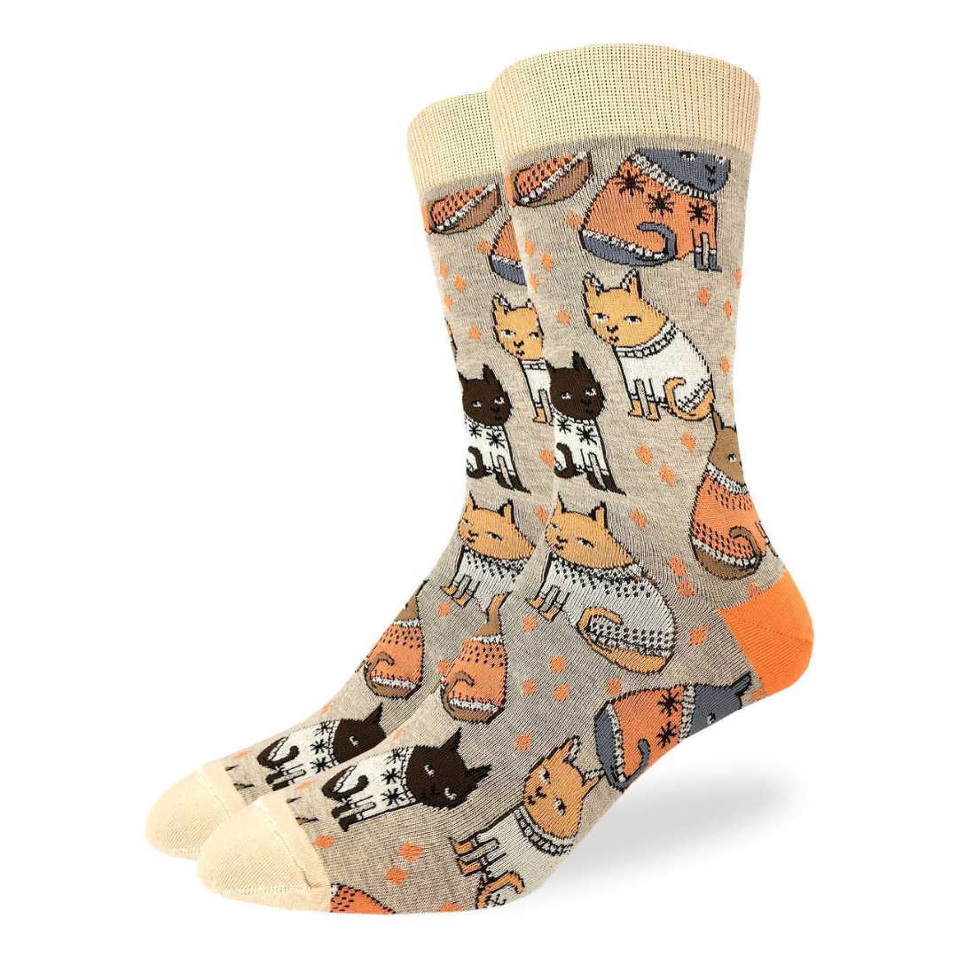 Good Luck Sock - Sweater Cats Socks