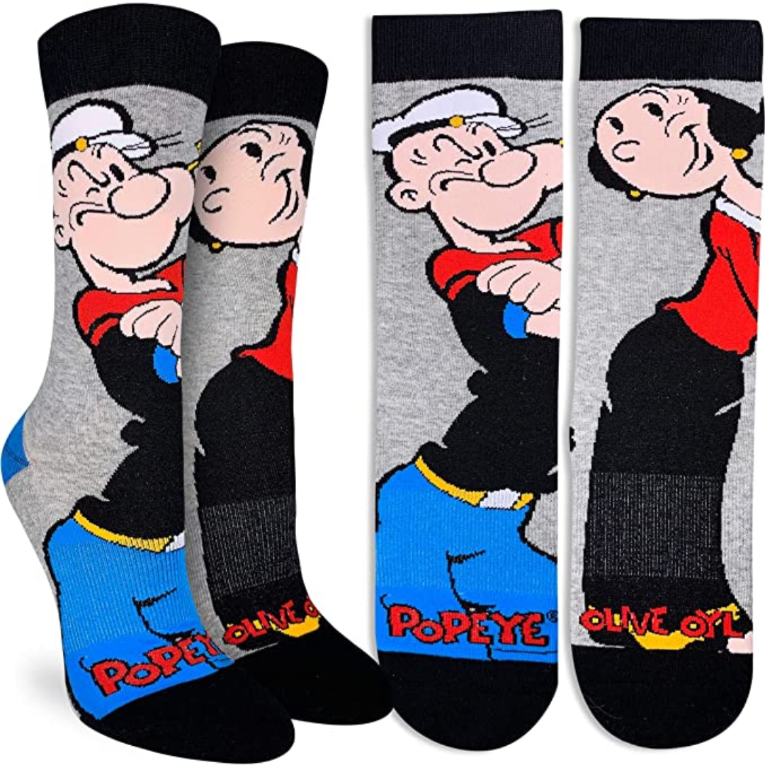 Good Luck Sock - Popeye and Olive Socks