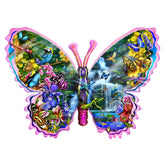 Butterfly Waterfall Shaped Puzzle