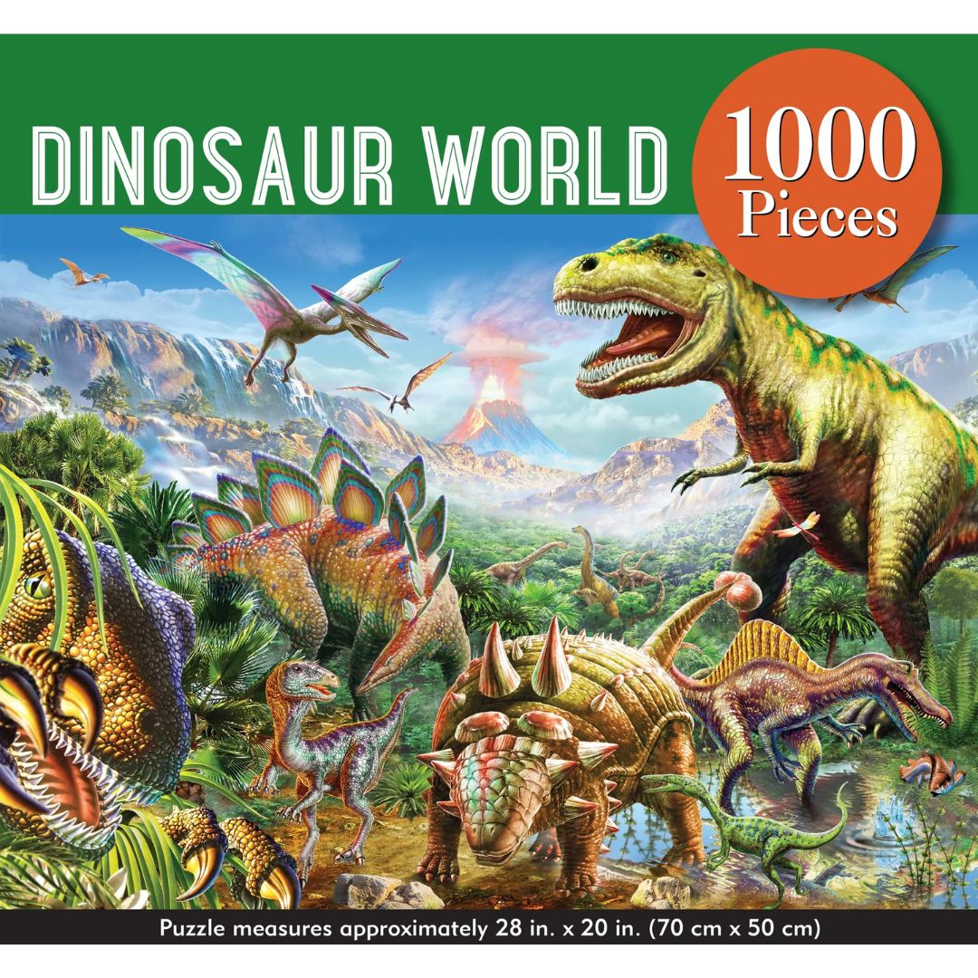 Dinosaur World 1000 Piece Jigsaw Puzzle