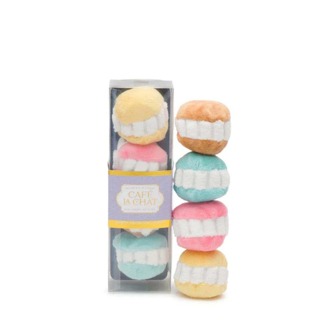 Box of Macarons Cat Toy by Fabdog