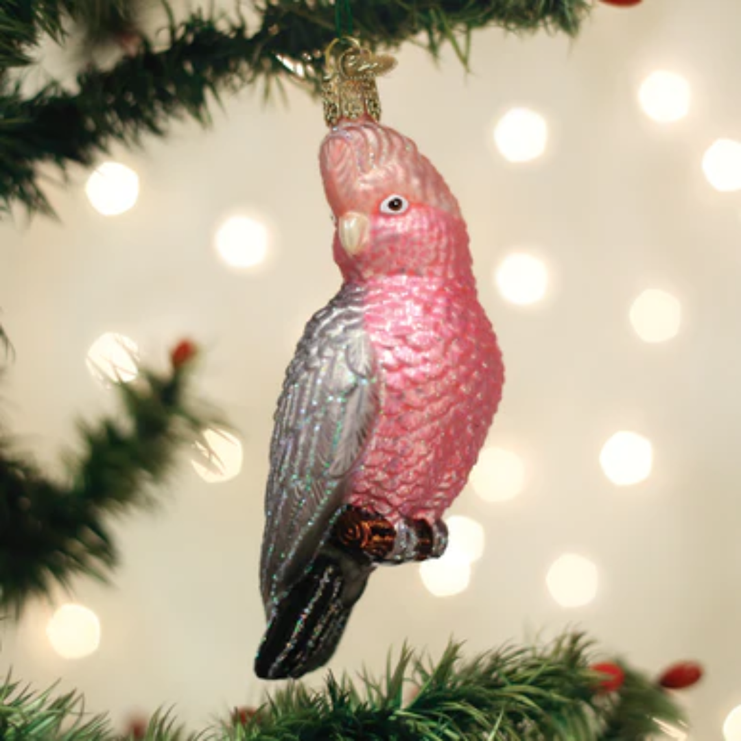 Old World Christmas - Rose-breasted Cockatoo Ornament