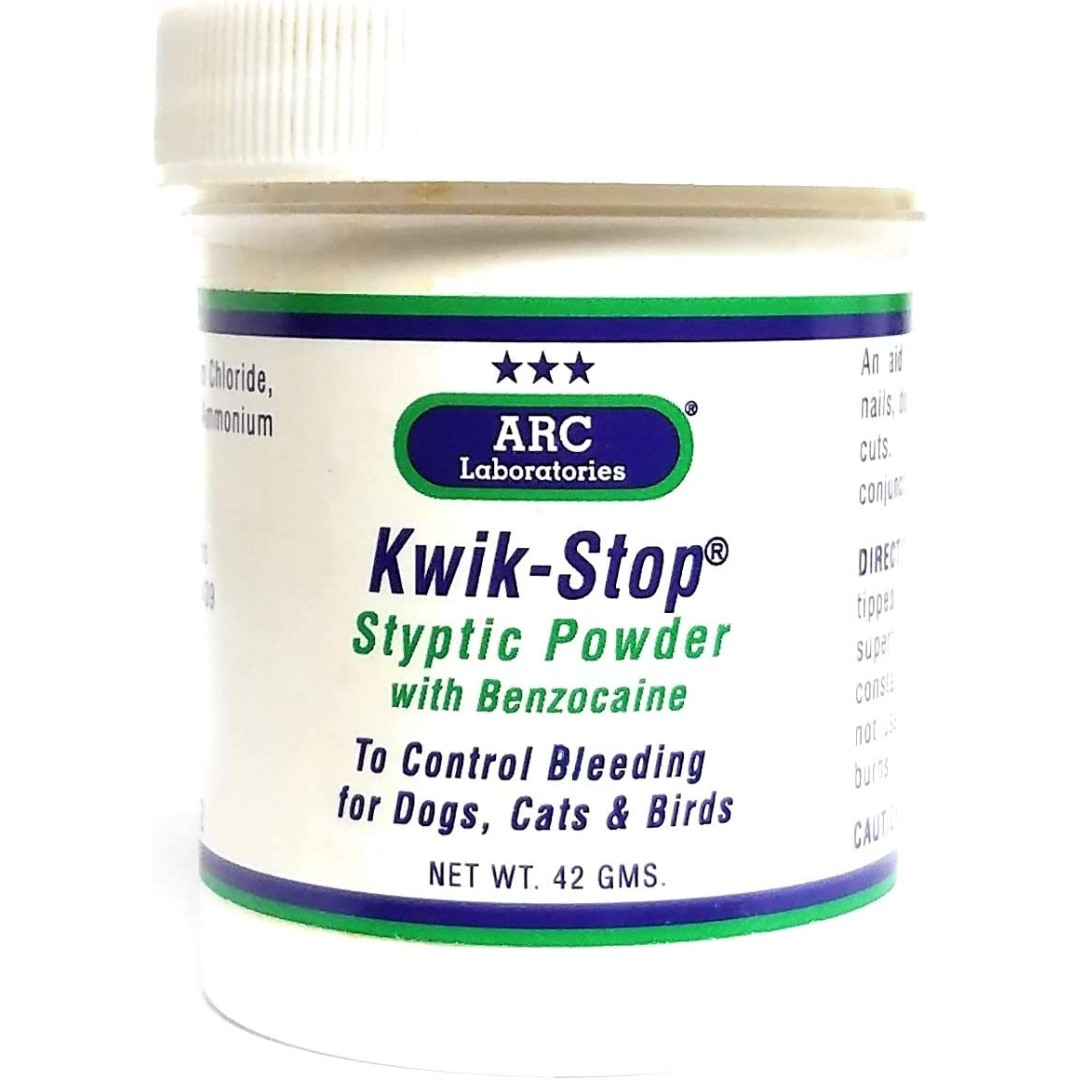 ARC Laboratories Kwik-Stop Styptic Powder for Dogs, Cats and Birds
