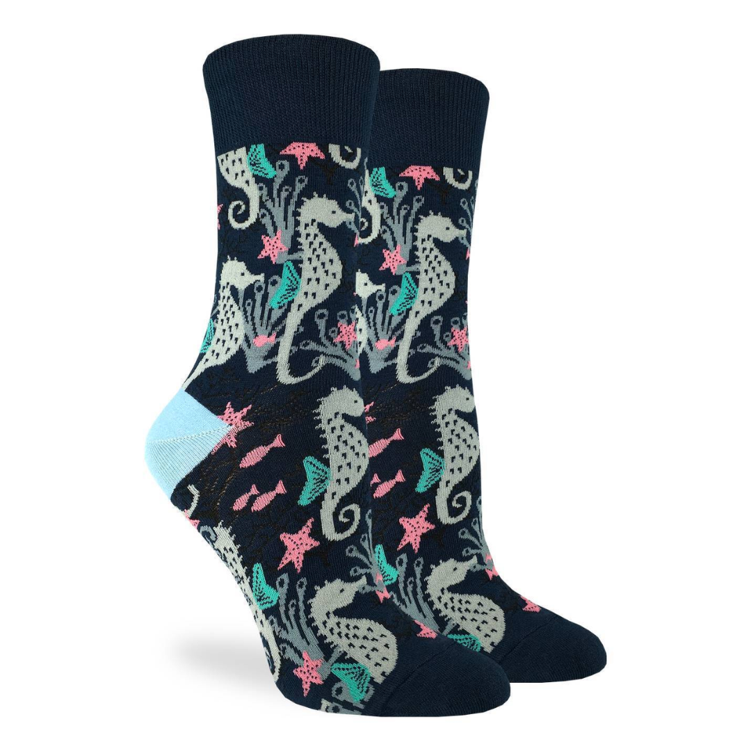 Good Luck Sock Women's Floral Dachshunds Socks - Good Luck Sock