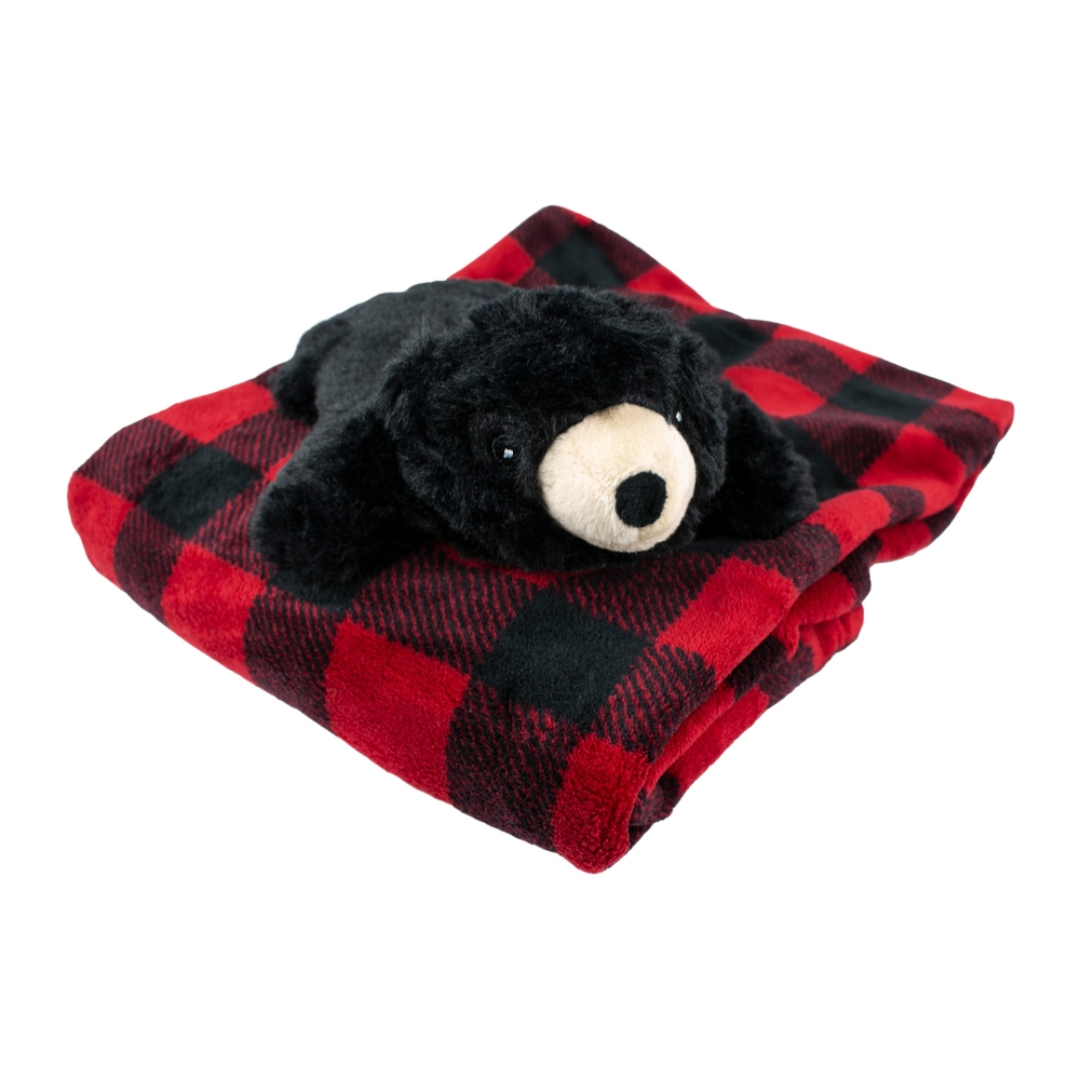 Tall Tails Blanket & Bear Holiday Dog Gift Set