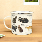 Gift Republic Cats Enamel Mug