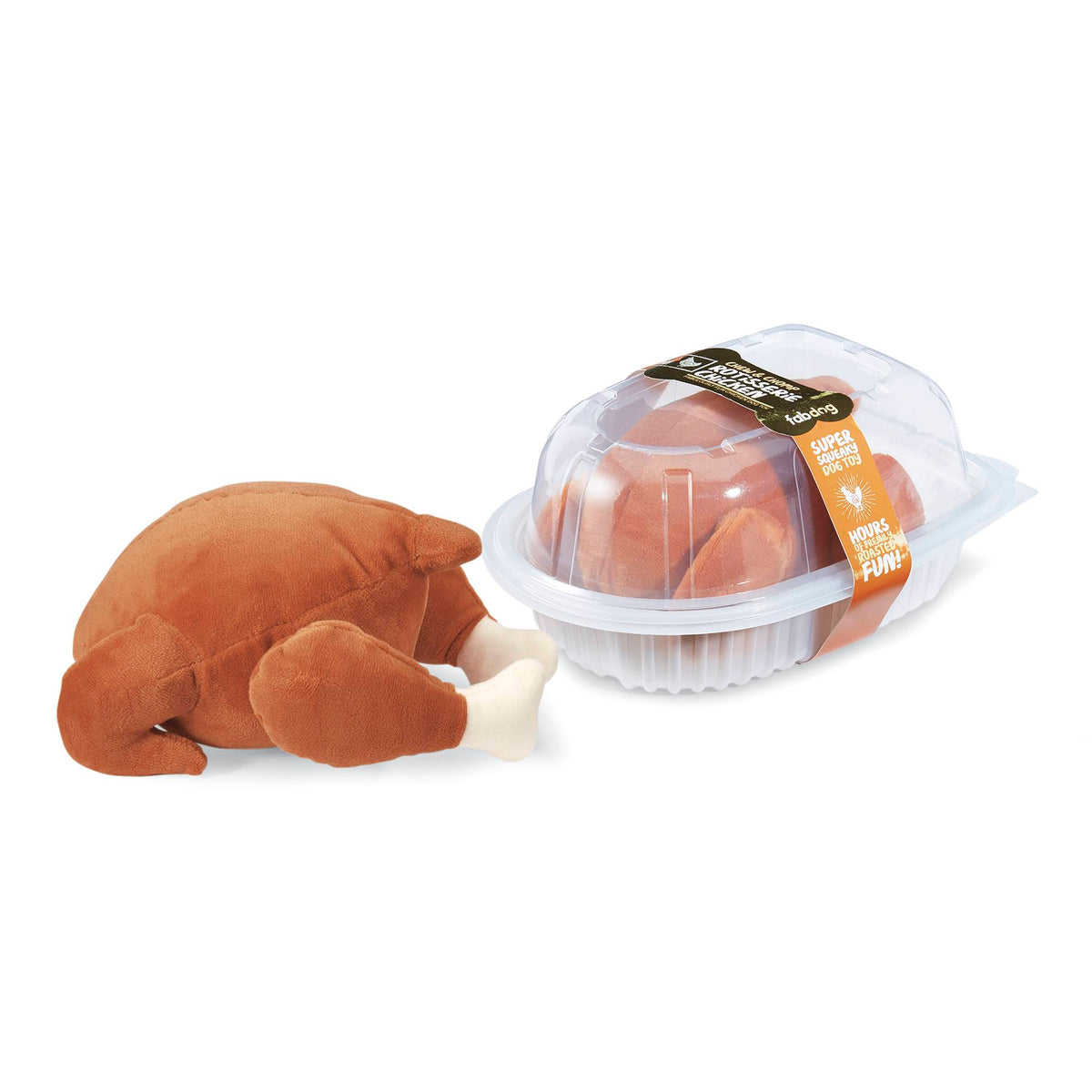 Fab Dog Rotisserie Chicken Chew & Chomp Dog Toy - Southern Agriculture