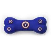 Captain America Shield - Dog Toy Vinyl Bone by Buckle Down-Southern Agriculture