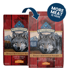 Blue Buffalo Wilderness Rocky Mountain - Large Breed, Adult Dog Red Meat Recipe Dry Dog Food