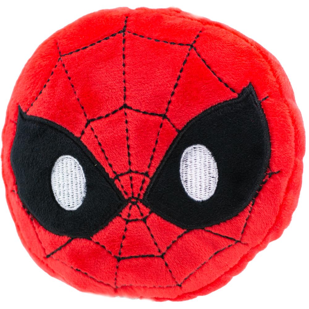 Buckle Down - Spider-Man Face With Squeaker. Dog Toy.-Southern Agriculture