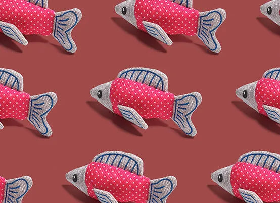 Plush Fish Cat Toy
