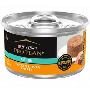 Purina Pro Plan FOCUS - All Breeds, Kitten Chicken & Liver Entrée Classic Recipe Canned Cat Food-Southern Agriculture