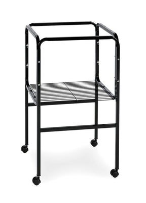 Stand For Bird Cages With Storage Shelf On Casters 17" L x 17" W x 27" H