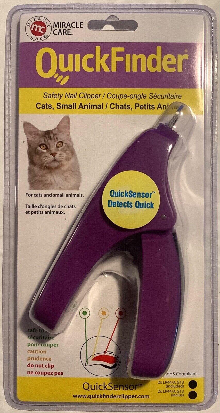 Quickfinder II Nail Clipper Cat/Small Animal