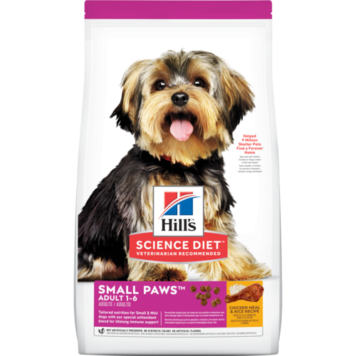 Hill's Science Diet - Small Paws Adult Chicken Meal & Rice Recipe Dry Dog Food-Southern Agriculture