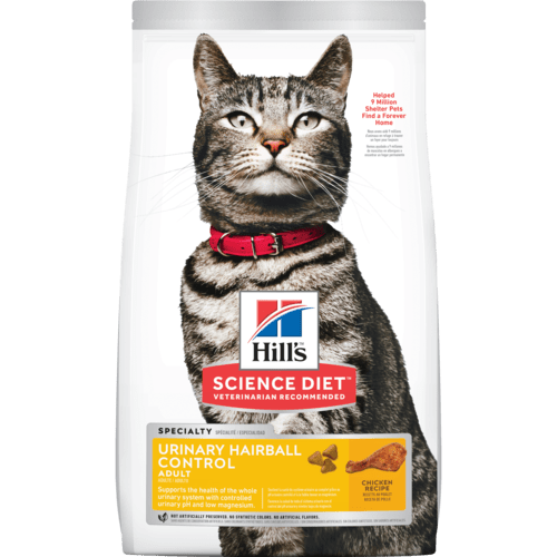 Hill's Science Diet - Adult Urinary Hairball Control Dry Cat Food-Southern Agriculture