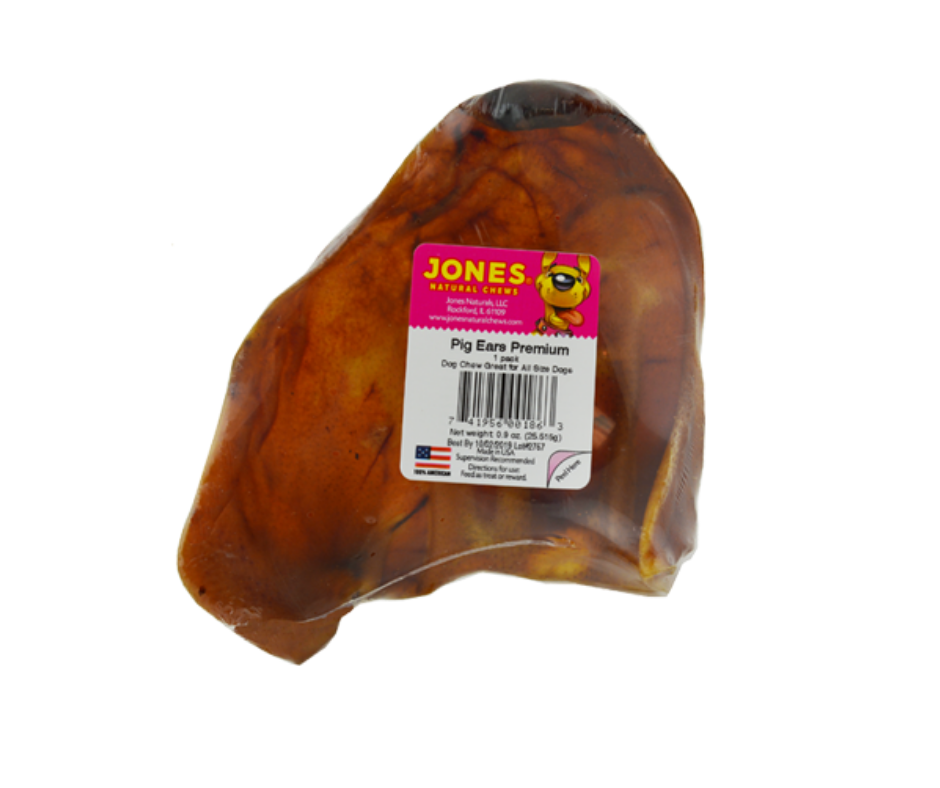 Jones Naturals Chews - Pig Ears Multi-Pack. Dog Treats.-Southern Agriculture