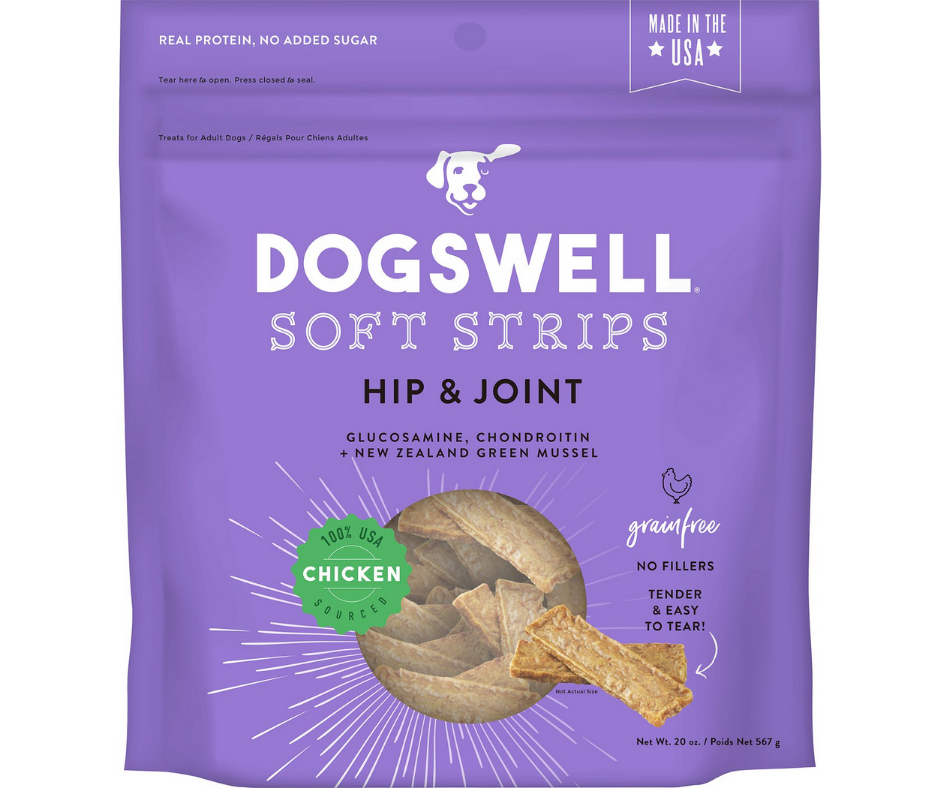 Dogswell - Soft Strips Hip & Joint Chicken Recipe Grain-Free. Dog Treats.-Southern Agriculture
