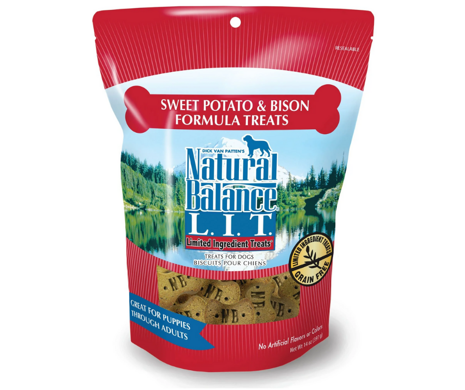 Natural Balance - L.I.T. Limited Ingredient Treats Sweet Potato & Bison Formula. Dog Treats.-Southern Agriculture
