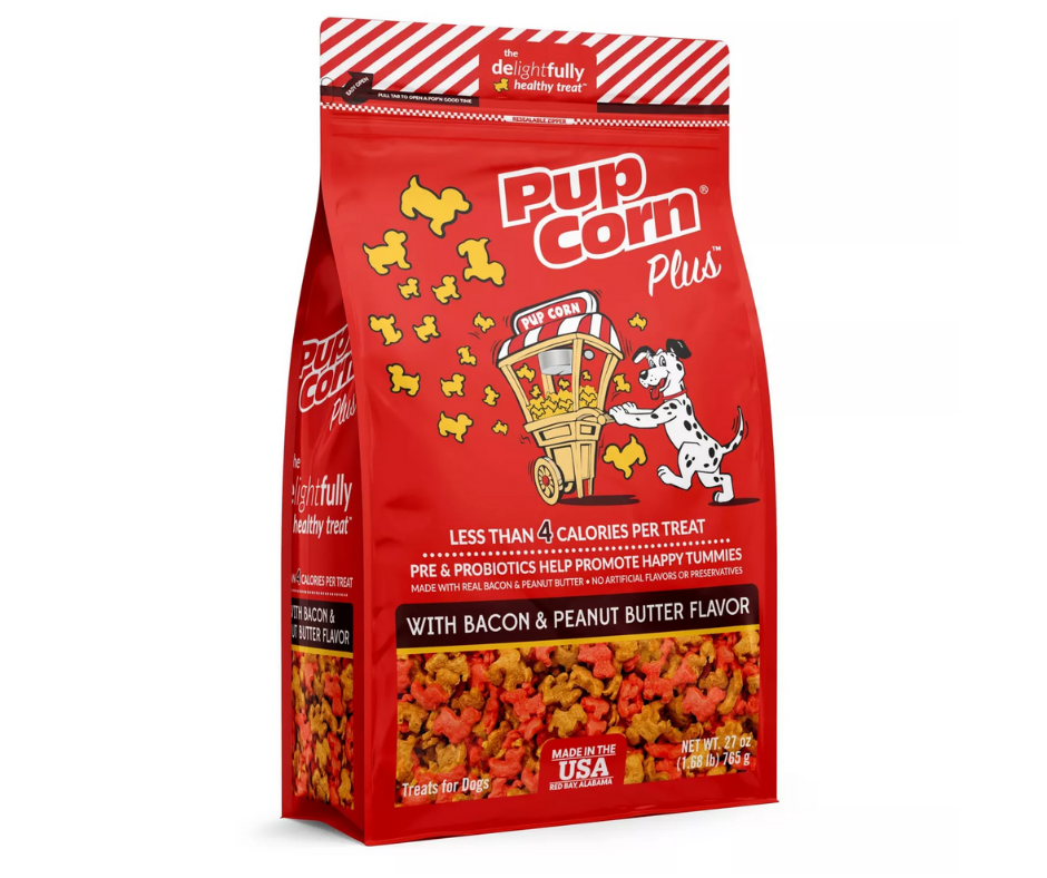 Sunshine Mills - Pup Corn Plus Bacon & Peanut Butter. Dog Treats.-Southern Agriculture
