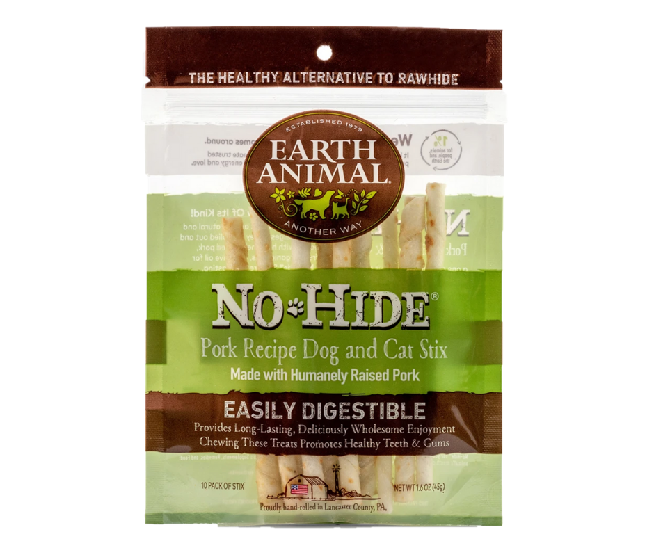 Earth Animal - Pork No-Hide Stix. Dog Treats.-Southern Agriculture