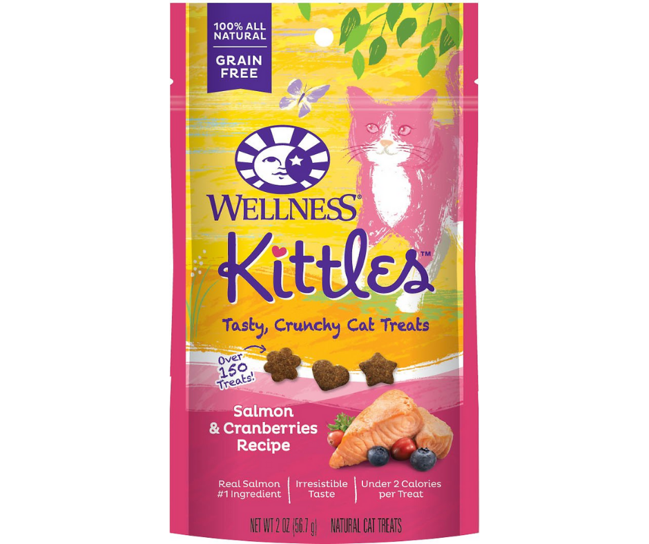 Wellness - Kittles Grain-Free Salmon & Cranberries Recipe Crunchy Cat Treats-Southern Agriculture