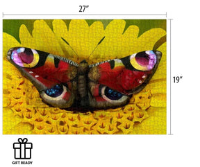 Butterfly Puzzle Body Art by Johannes Stotter 1000 Piece-Southern Agriculture