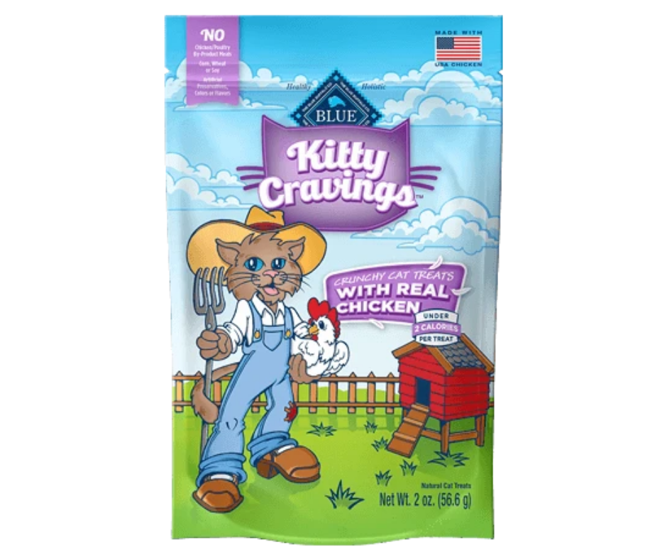 Blue Buffalo - Kitty Cravings Chicken Crunchy Cat Treats-Southern Agriculture