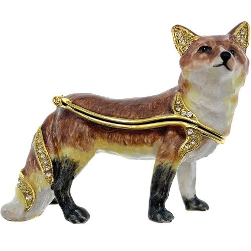 Kubla Crafts Red Fox Trinket Box-Southern Agriculture