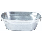 Galvanized Oval Tub - 4 gallon-Southern Agriculture